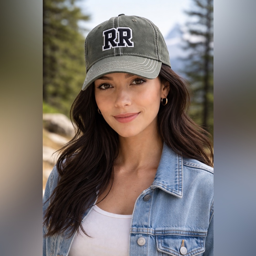 Red River New Mexico RR Olive Green Unisex Hat
